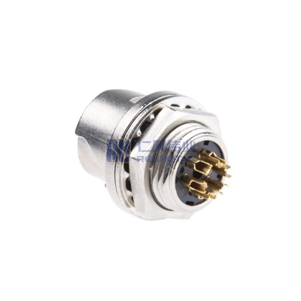 LF07WBR-6S LF07 Series 6 Contacts Panel Mount Female Waterproof Receptacle