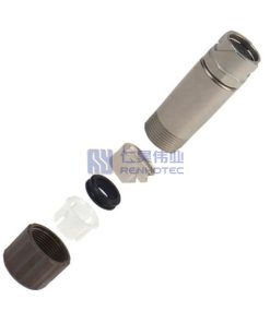 LF10WBJ-12S 12 Pin Female Straight Panel Mount Circular Connector Waterproof Jack