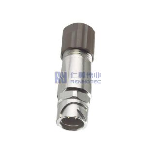 Alternative view of LF10WBJ-4P 4 Pin Male Straight Panel Mount Circular Connector Waterproof Jack