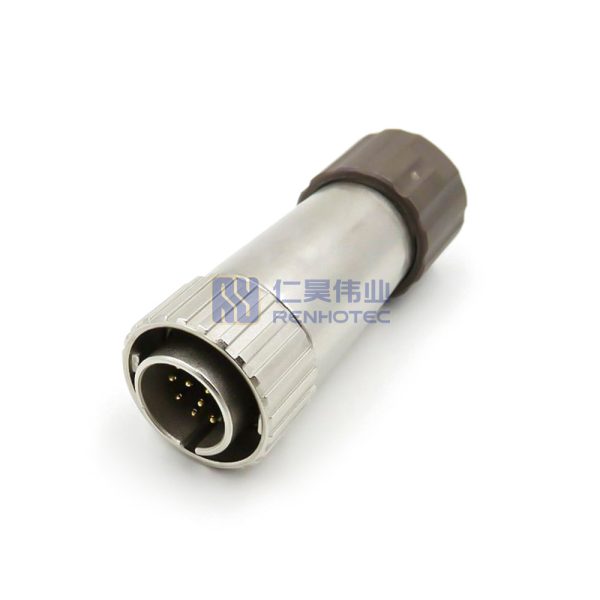 LF10WBP-12P 12Pin Male Straight Circular Connector Waterproof Plug