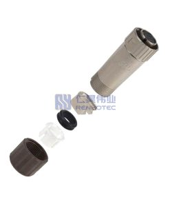 LF10WBP-12S 12Pin Famale Straight Circular Connector Waterproof Plug