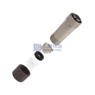 LF10WBP-12S 12Pin Famale Straight Circular Connector Waterproof Plug