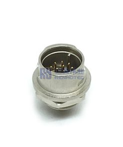 LF10WBR-12P 12Pin Male Straight Circular Connector Waterproof Receptacle