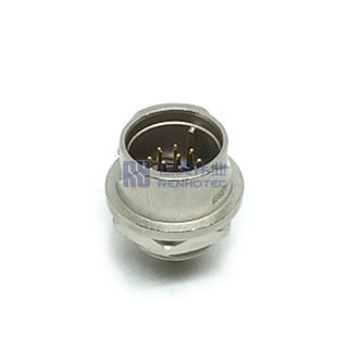 LF10WBR-12P 12Pin Male Straight Circular Connector Waterproof Receptacle