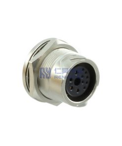 LF13WBRB-11S Rear Mount 11Pin Female Straight Circular Connector Receptacle