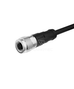 M9 Female Overmolded Cable Assembly, Single-ended, Unshielded, Straight