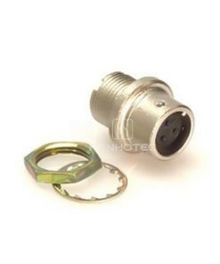 MXR-8RA-3S Compatible, 3 Position Circular Connector Receptacle, Female Solder Cup