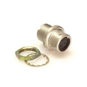 MXR-8RA-3S Compatible, 3 Position Circular Connector Receptacle, Female Solder Cup