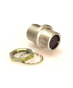 MXR-8RA-8S Compatible, 8 Position Circular Connector Receptacle, Female Solder Cup