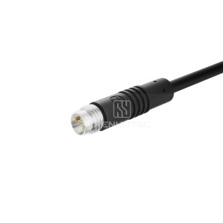 M8 Snap-on Male Cable, Single-ended, Unshielded, Straight