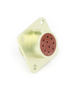 Alternative view of Push-pull PC10TK 10 Pin Female Straight Plug Solder Cups