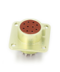 Push-pull PC10TK 10 Pin Female Straight Plug Solder Cups