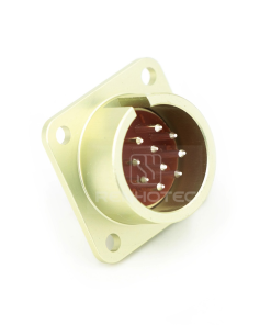 Alternative view of Push-pull PCB10ZJ 10 Pin Female Socket Plug Solder Cups