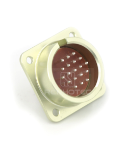 Alternative view of Push-pull PCB19ZJ 19 Pin Female Socket Plug Solder Cups