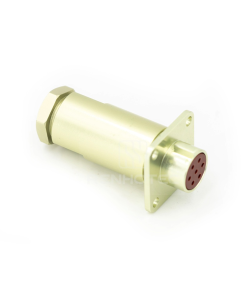 Alternative view of Push-pull PC7TPK 7 Pin Female Straight Plug with Cover Solder Cups