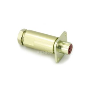 Alternative view of Push-pull PCB4TPK 4 Pin Female Straight Plug with Cover Solder Cups