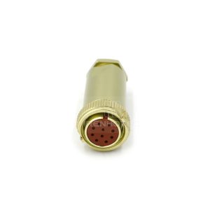 Threaded PC10TK 10 Pin Female Straight Plug Solder Cups