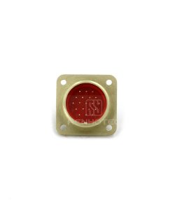 Alternative view of Резьбовые PC19ZJ 19 контактный мужской фланец гнездо припой чашки