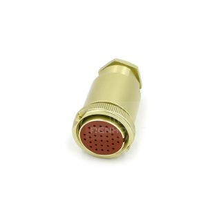 Threaded PC32TK 32 Pin Female Straight Plug Solder Cups