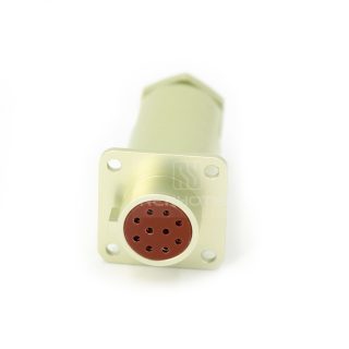 Push-pull PCB10TPK 10 Pin Female Straight Plug with Cover Solder Cups