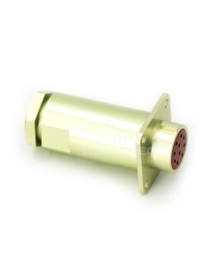 Alternative view of Push-pull PC10TPK 10 Pin Female Straight Plug with Cover Solder Cups