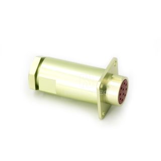 Alternative view of Push-pull PCB10TPK 10 Pin Female Straight Plug with Cover Solder Cups