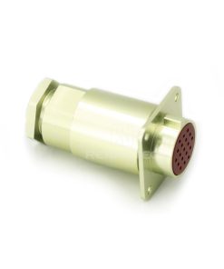 Alternative view of Push-pull PC19TPK 19 Pin Female Straight Plug with Cover Solder Cups