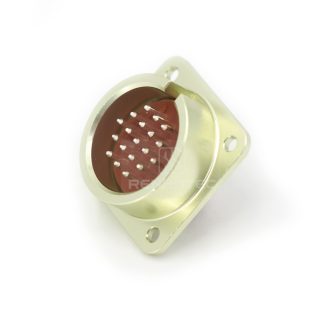 Alternative view of Push-pull PCB19ZJ 19 Pin Male Socket Plug Solder Cups