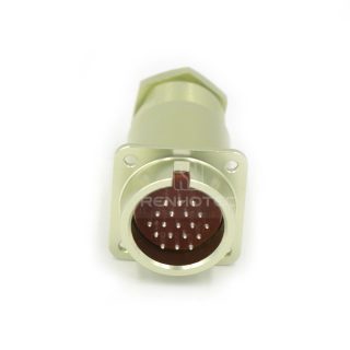 Push-pull PCB19ZPJ 19 Pin Male Socket with Cover Solder Cups