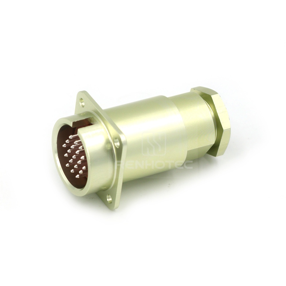 Push-pull PCB19ZPJ 19 Pin Male Socket with Cover Solder Cups — изображение 3