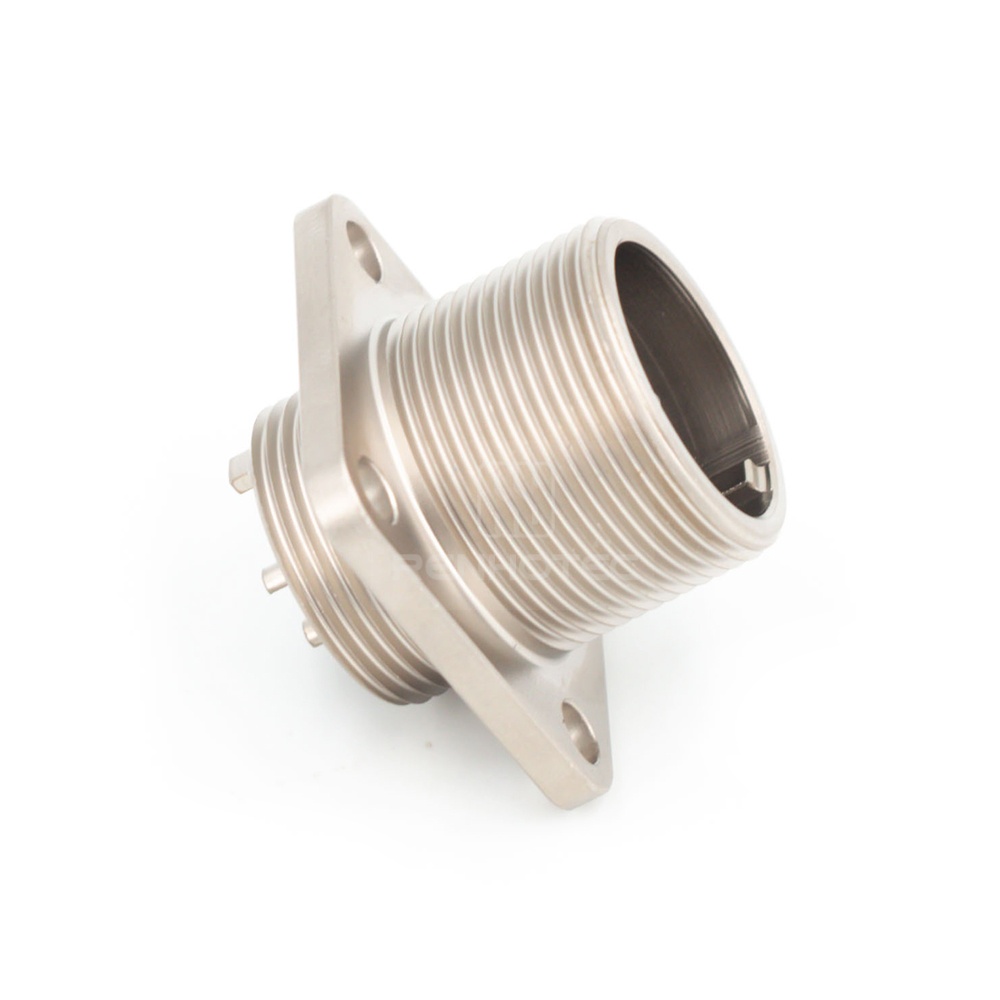 2РМГ14Б4Ш1Е2 2PM Russian Connector Shell Size 14 4 Pin Flange Male Socket, Sealed Type, Threaded Back End - Image 4