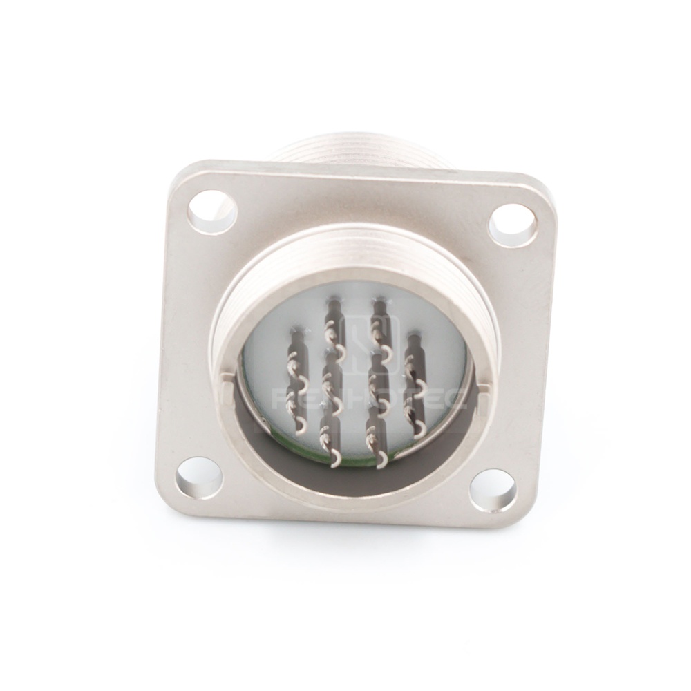 2РМГД24Б10Ш5Е2 2PM Russian Connector Shell Size 24 10 Pin Flange Male Socket, Sealed Type, Threaded Back End - Image 2