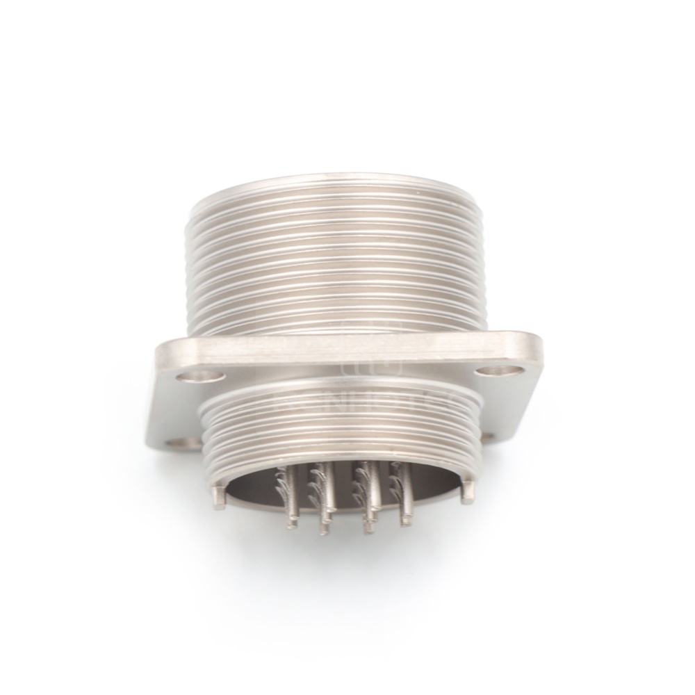 2РМГД24Б10Ш5Е2 2PM Russian Connector Shell Size 24 10 Pin Flange Male Socket, Sealed Type, Threaded Back End - Image 3