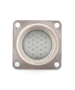 2PM series, size 30, 24-pin flange male connector with shielded straight back shell, sealed type, nickel-plated pins