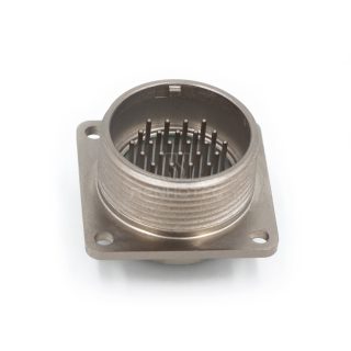 Alternative view of 2РМГД30БПЭ24Ш5Е2 2PM Russian Connector Shell Size 30 24 Pin Flange Male Socket, Sealed Type, With Shielded Straight Back Shell