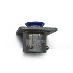 ZH127 Series Connector Shell Size 10 10pin Male Flange Socket Solder - СНЦ127-10/10ВП127-1-В