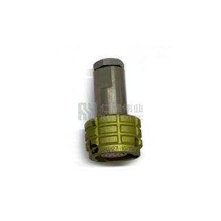 Zh127 Serial Connector Shell Size 10 10pin Female Plug with Straight Tail Attachment - СНЦ127-10/10РП126-1-В