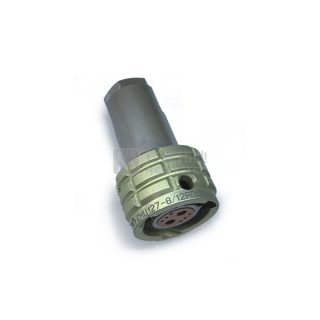 Zh127 Serial Connector Shell Size 12 8pin Female Plug with Straight Tail Attachment - СНЦ127-8/12РП126-1-В