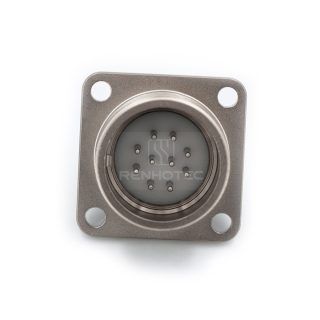 2РМГ22Б10Ш1Е2Б 2PM Russian Connector Shell Size 22 10 Pin Flange Male Socket, Sealed Type, Non-threaded Back End