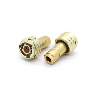 ZH127 Series Connector Shell Size 10 10pin Female Plug with Straight Tail Attachment - СНЦ127-10/10РП126-1-В