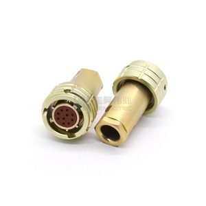 ZH127 Series Connector Shell Size 14 10pin Female Plug with Straight Tail Attachment -  СНЦ127-10/14РП126-1-В
