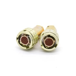 Alternative view of ZH127 Series Connector Shell Size 12 19pin Female Plug with Straight Tail Attachment - СНЦ127-19/12РП126-1-В