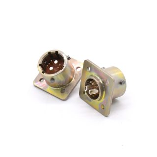 ZH127 Series Connector Shell Size 12 8pin Male Flange Socket Solder - СНЦ127-8/12ВП127-1-В