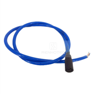 Micro Circular Ethernet Underwater Connector MCIL8F-E 8P Female In-Line Cable