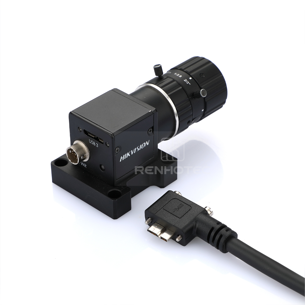 USB 3.0 разъем на угловой микровход с винтовым замком для промышленной камеры — изображение 6