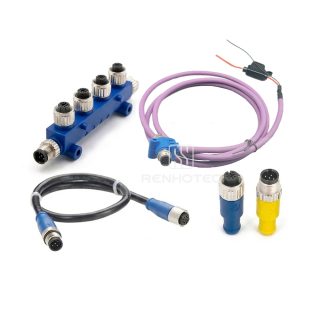 NMEA 2000 4-Way Backbone Starter Kit with 5M Drop Cable for Garmin Simrad Lowrance