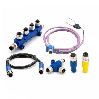 NMEA 2000 Expandable 4-Way Starter Kit with Tee Connector for Garmin Simrad Lowrance