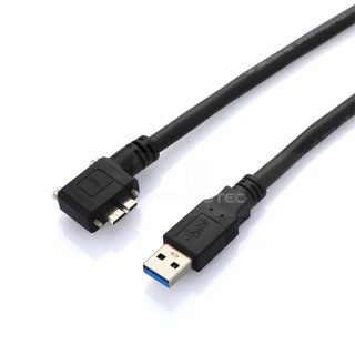 Alternative view of USB 3.0 разъем на угловой микровход с винтовым замком для промышленной камеры