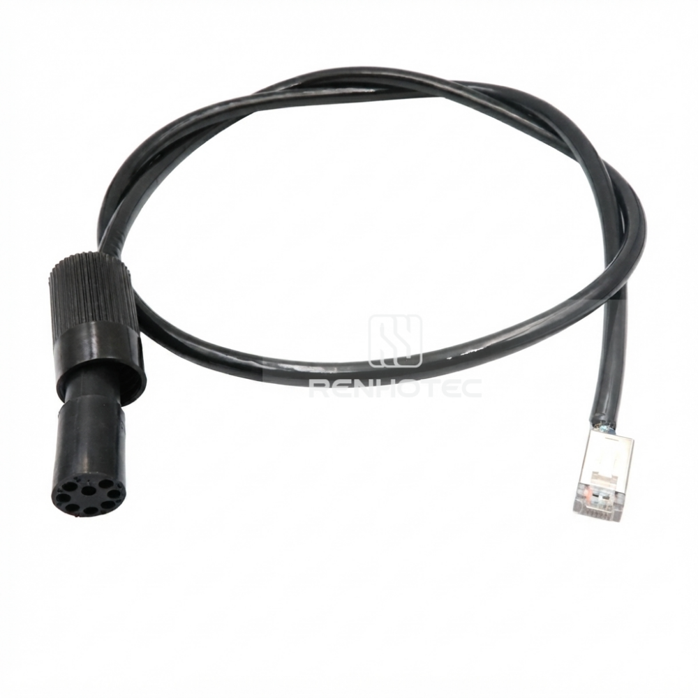 7000m Subsea Gigabit Ethernet Circular Underwater Connector MCIL8F-E 8 Pin Female Inline Plug