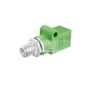 M12 8 Pin X Code Splitter Male to RJ45 Female Shielded Straight